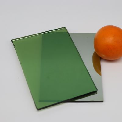 Euro Grey Window Sliding Door Reflective Glass Wall 2140x3300mm