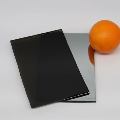 Euro Grey Window Sliding Door Reflective Glass Wall 2140x3300mm
