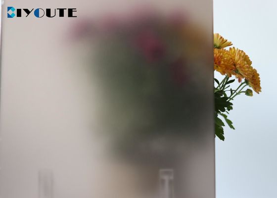 Black Clear Acid Etched Frosted Glass Decorative