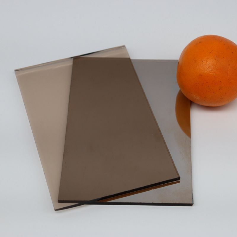 Euro Grey Window Sliding Door Reflective Glass Wall 2140x3300mm